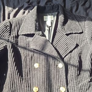 Nordstrom Black Corduroy Women's Coat